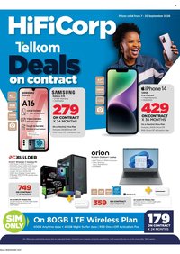 HIFI CORP specials - From Monday 7 Sept 2026