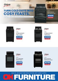 OK FURNITURE specials - From Sunday 16 Aug 2026