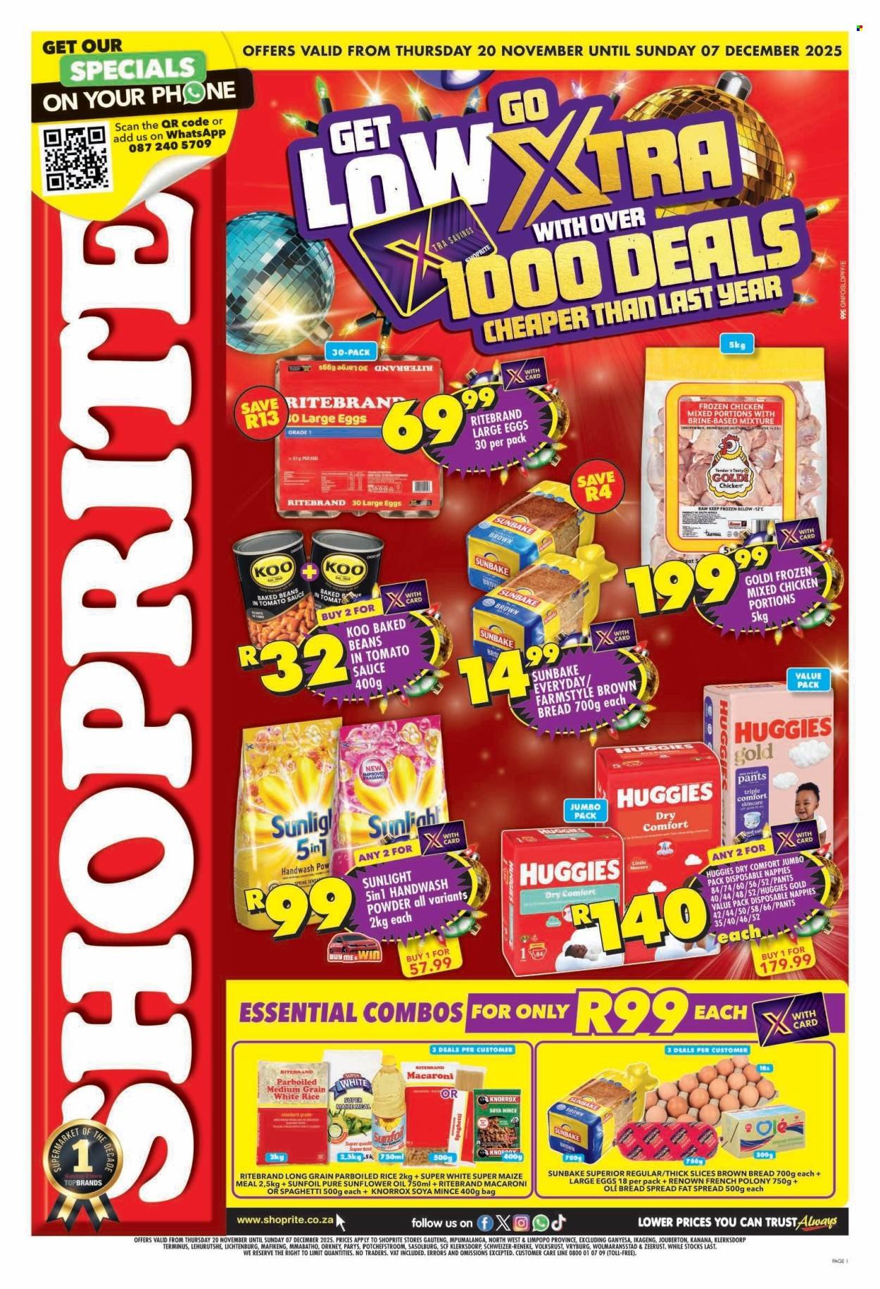 SHOPRITE specials - Christmas Savings Gauteng (2025-11-20 - 2025-12-07) | 1