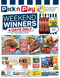 PICK N PAY specials - Weekend Specials (2026-03-12 - 2026-03-15)