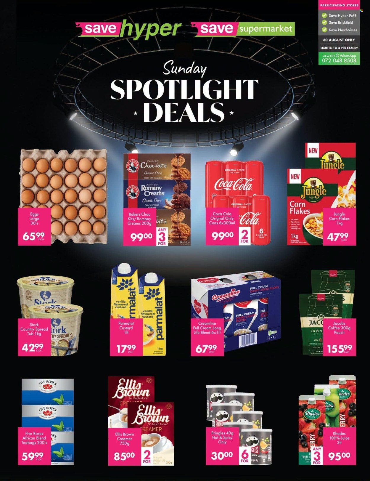 SAVE specials - From Sunday 30 Aug 2026