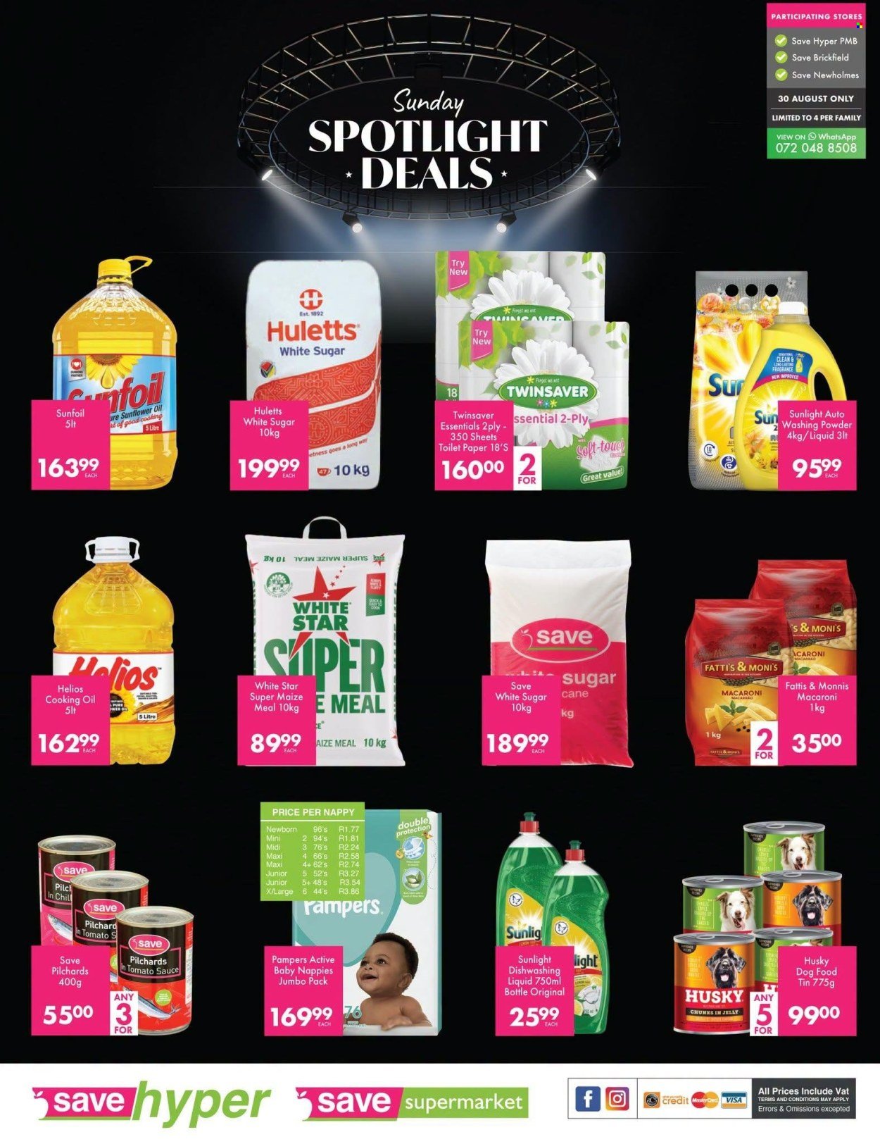 SAVE specials - From Sunday 30 Aug 2026