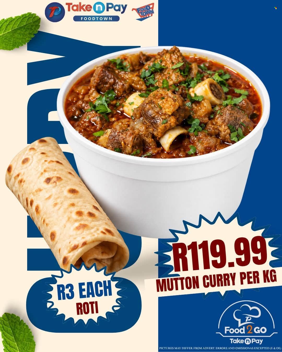 TAKE N PAY specials - September 2026