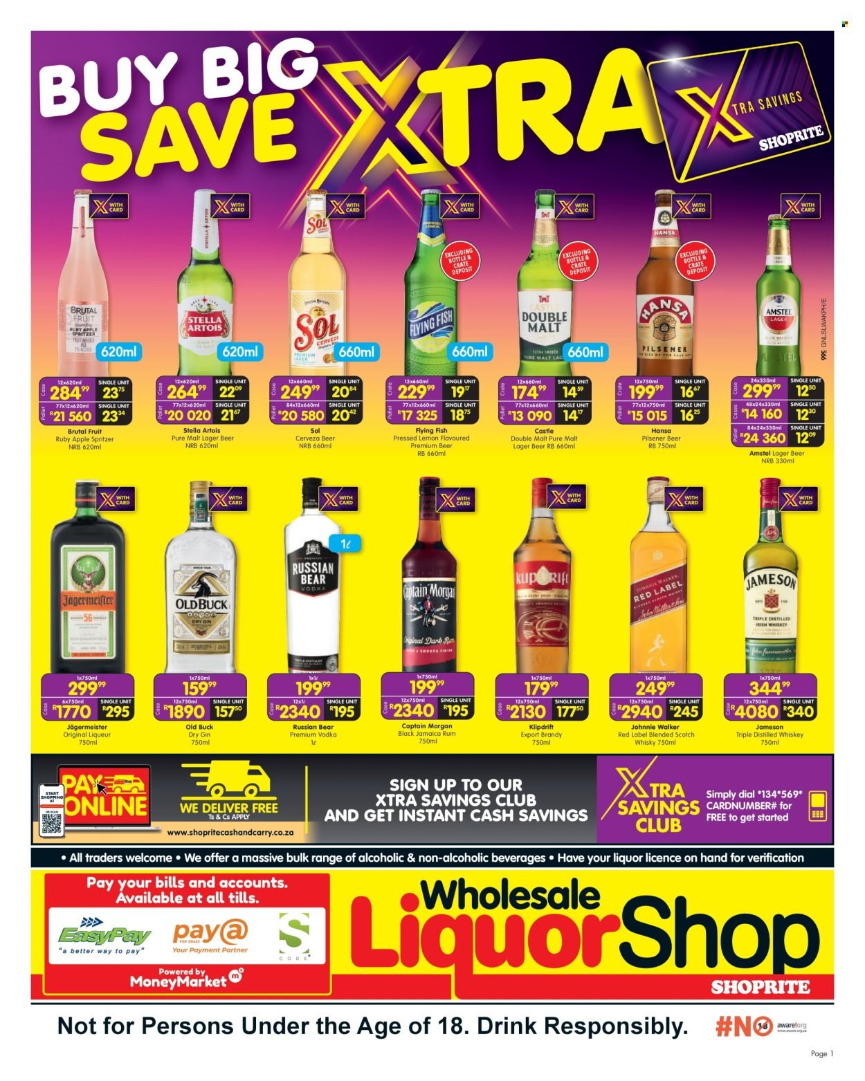 SHOPRITE specials - Wholesale LiquorShop Savings Selected Stores