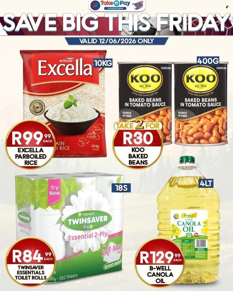 TAKE N PAY specials - From Friday 12 Jun 2026