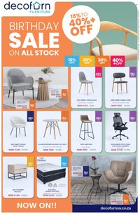 DECOFURN FURNITURE specials - From Monday 22 Jun 2026
