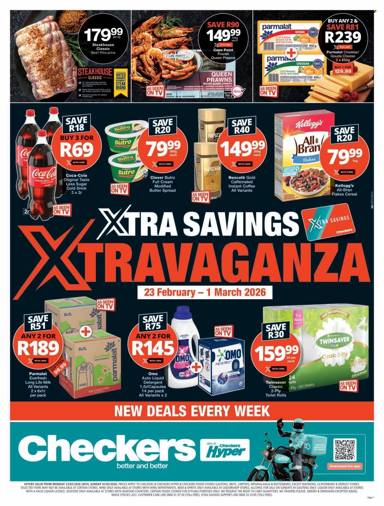 CHECKERS specials - Xtra Savings Xtravaganza Promotion (2026-02-23 - 2026-03-01) | 1
