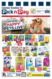 PICK N PAY specials - Pet Day Specials (2026-04-06 - 2026-04-12)