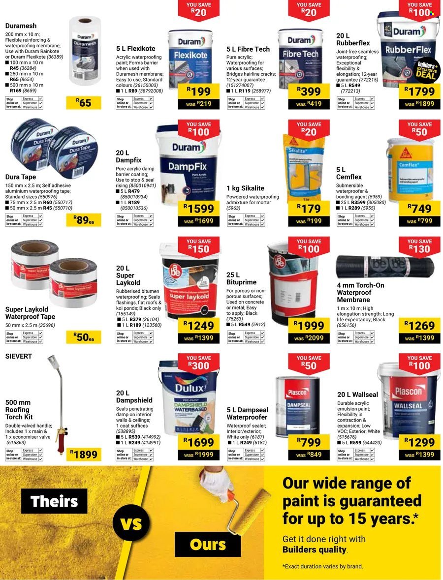 BUILDERS specials - Don't Cover Walls. Wake Them Up (2025-10-28 - 2025-12-31) | 13