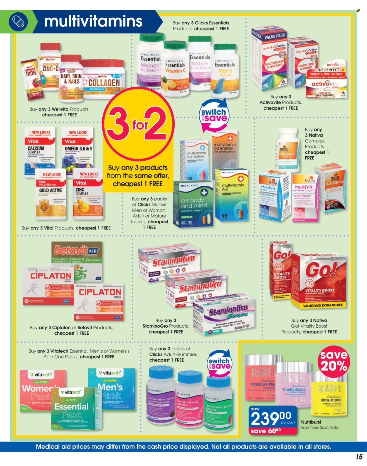 CLICKS specials - From Thursday 21 Aug 2025 (2025-08-21 - 2025-09-22) | 15