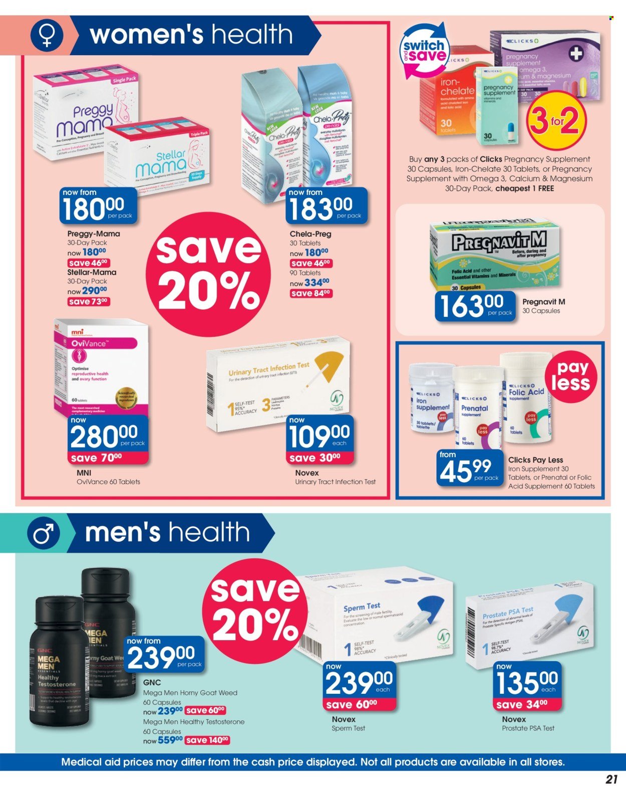 CLICKS specials - From Thursday 21 Aug 2025 (2025-08-21 - 2025-09-22) | 21