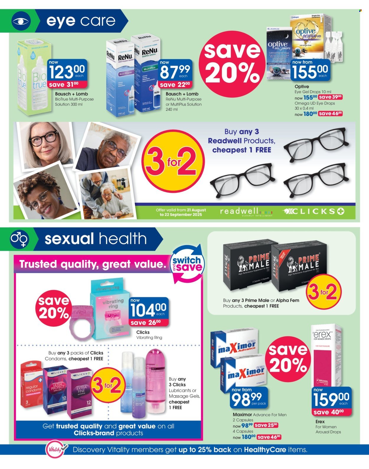 CLICKS specials - From Thursday 21 Aug 2025 (2025-08-21 - 2025-09-22) | 24