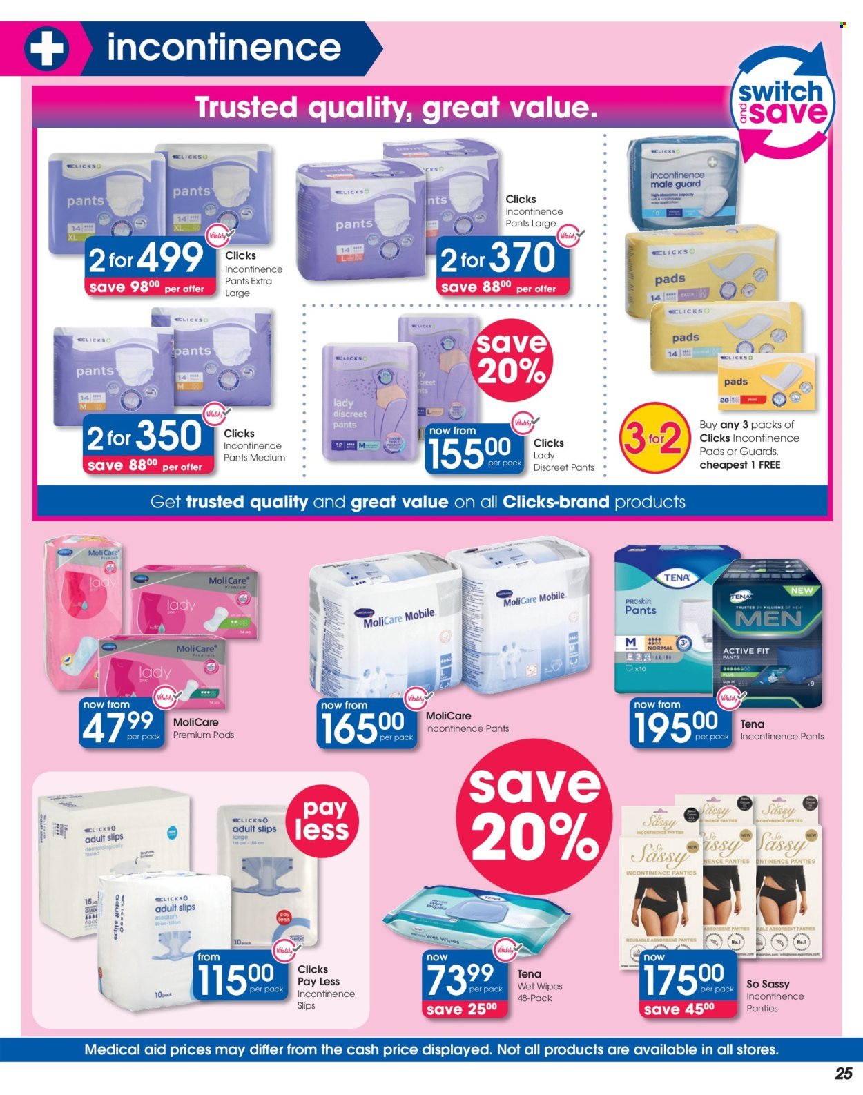 CLICKS specials - From Thursday 21 Aug 2025 (2025-08-21 - 2025-09-22) | 25