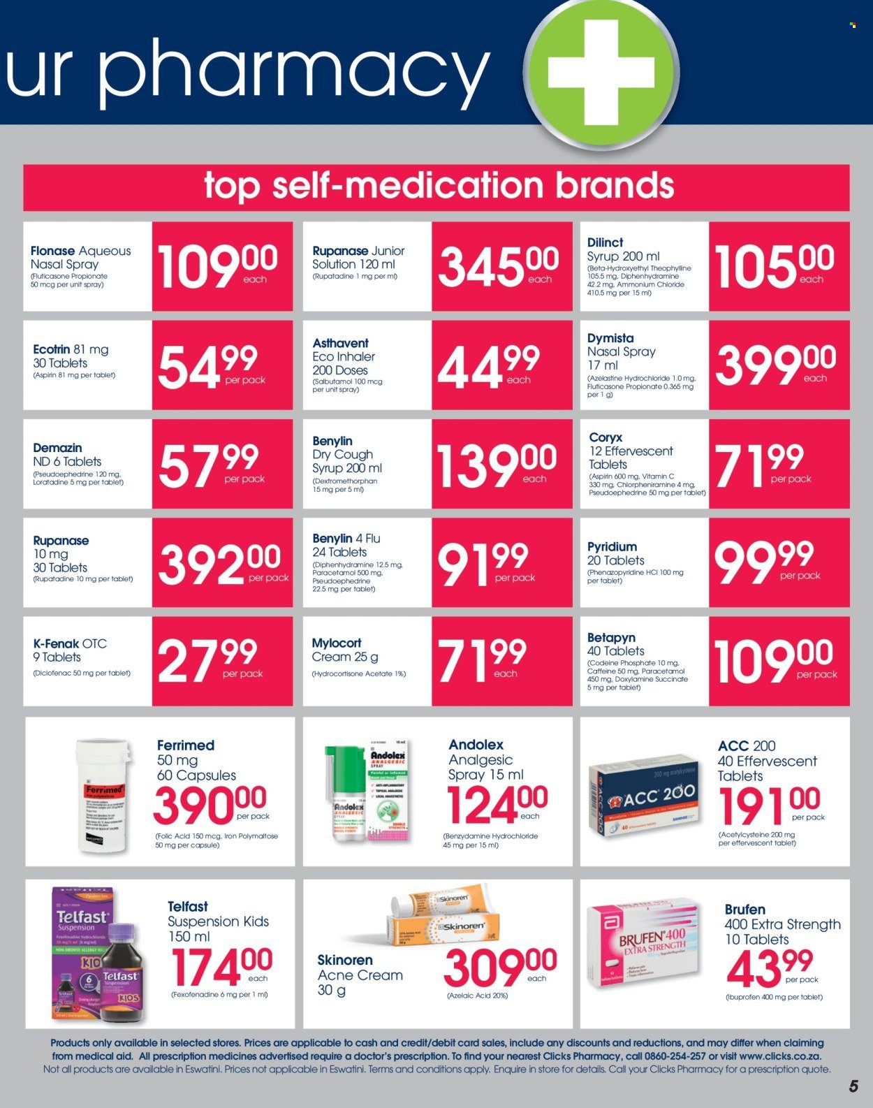 CLICKS specials - From Thursday 21 Aug 2025 (2025-08-21 - 2025-09-22) | 5