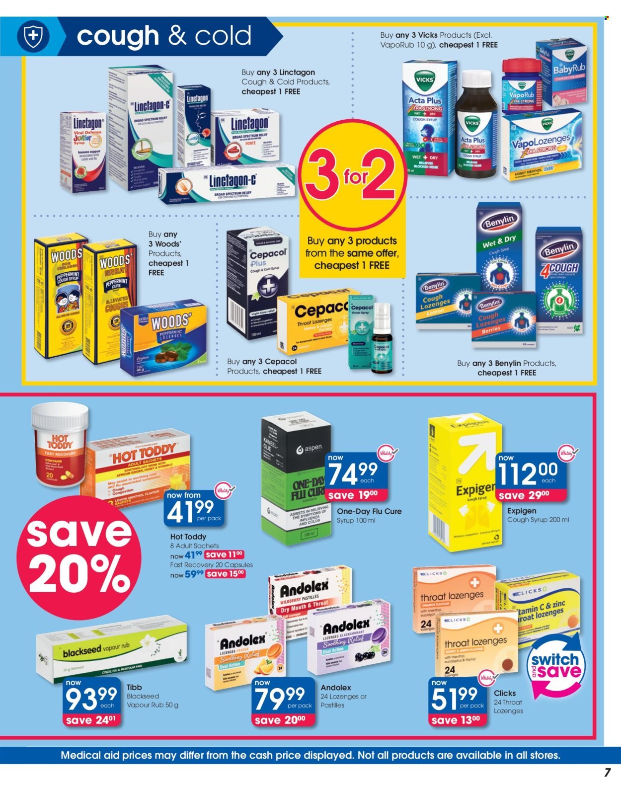 CLICKS specials - From Thursday 21 Aug 2025 (2025-08-21 - 2025-09-22) | 7