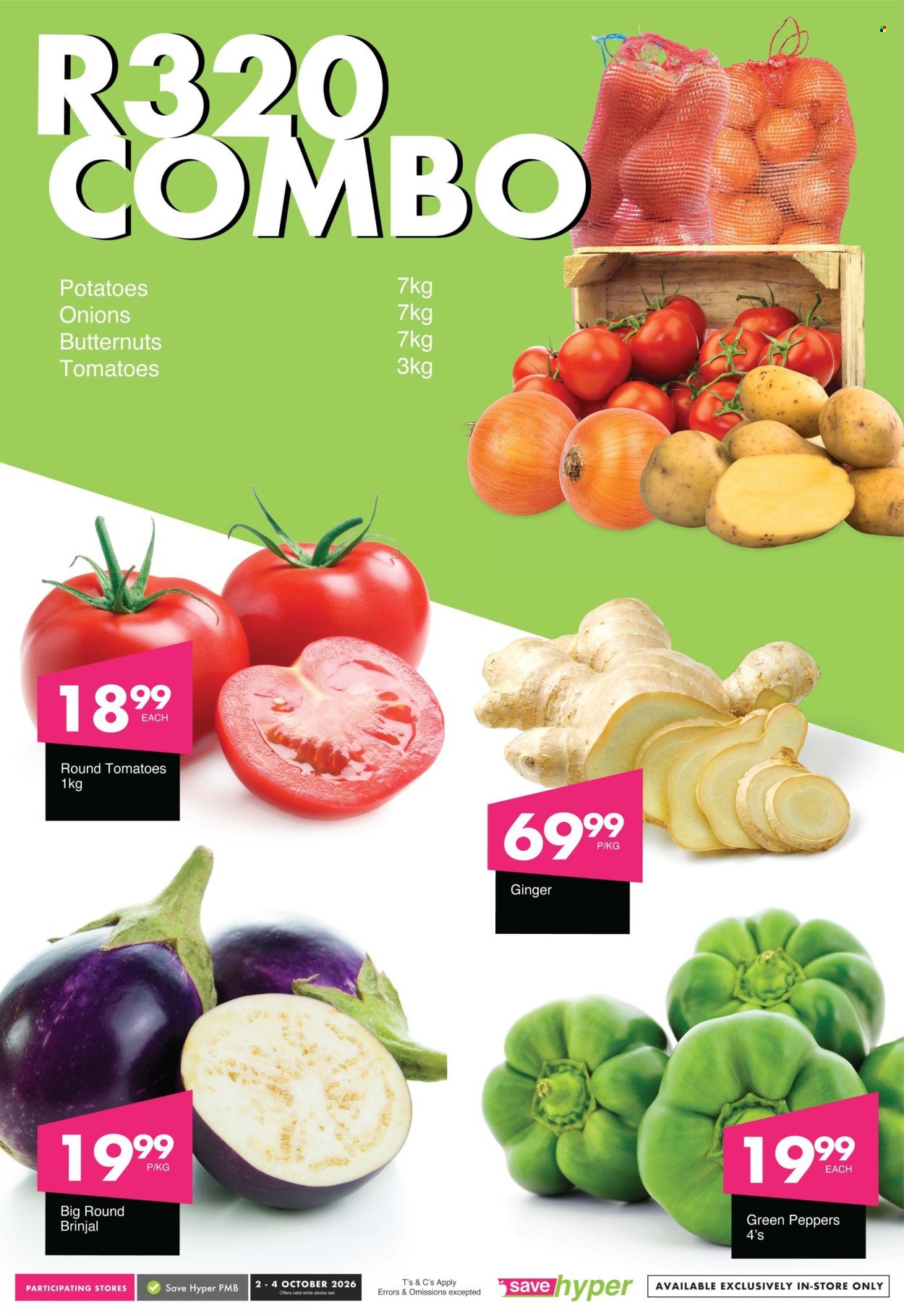 SAVE specials - From Friday 2 Oct 2026
