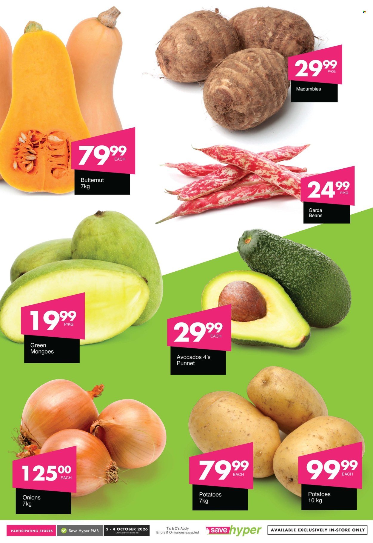 SAVE specials - From Friday 2 Oct 2026