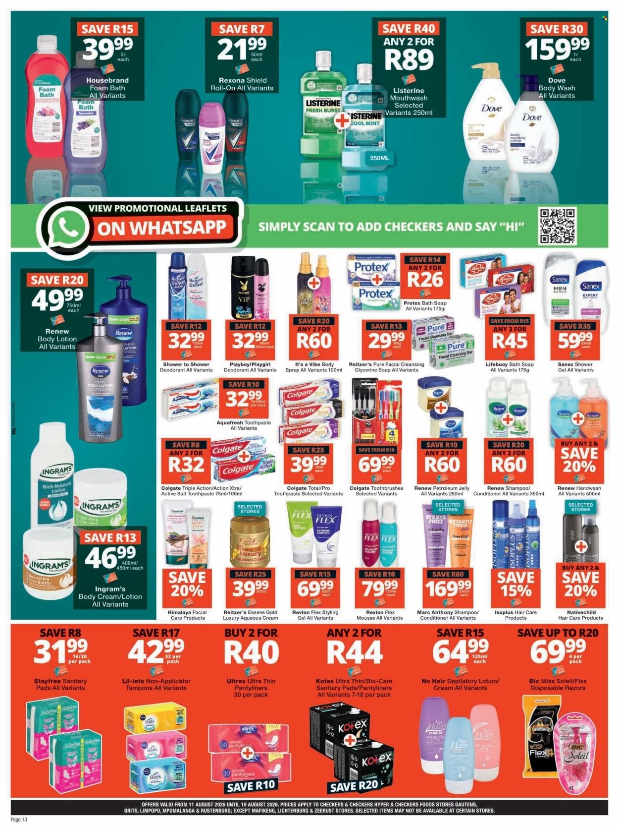 CHECKERS specials - August Mid-Month Promotion Gauteng
