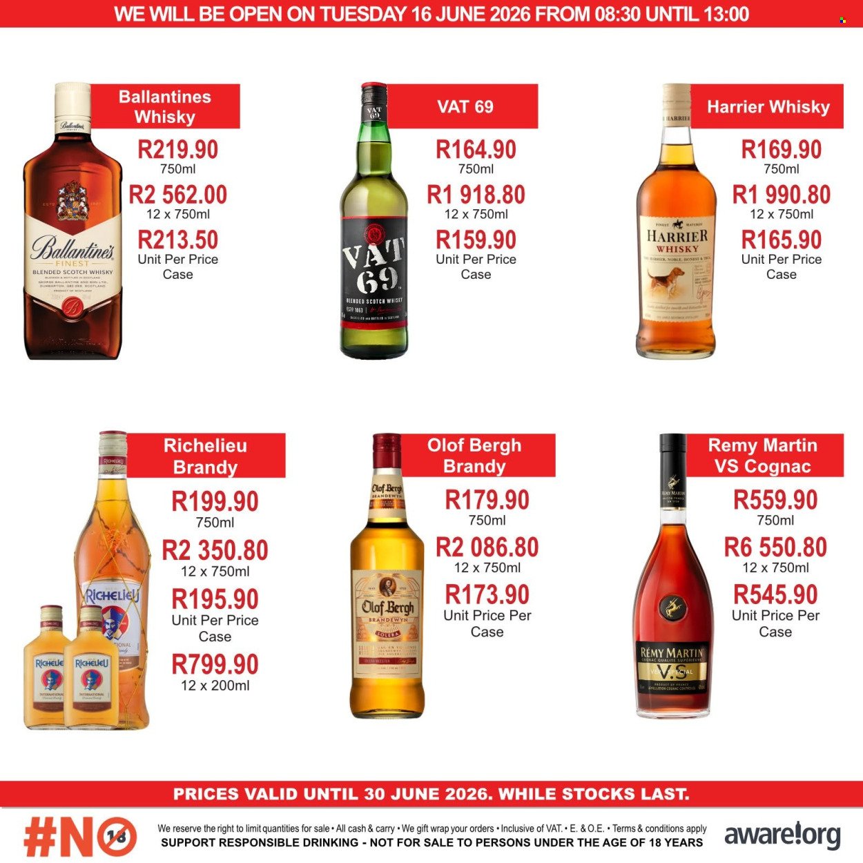 MATRIX WAREHOUSE specials - From Monday 15 Jun 2026