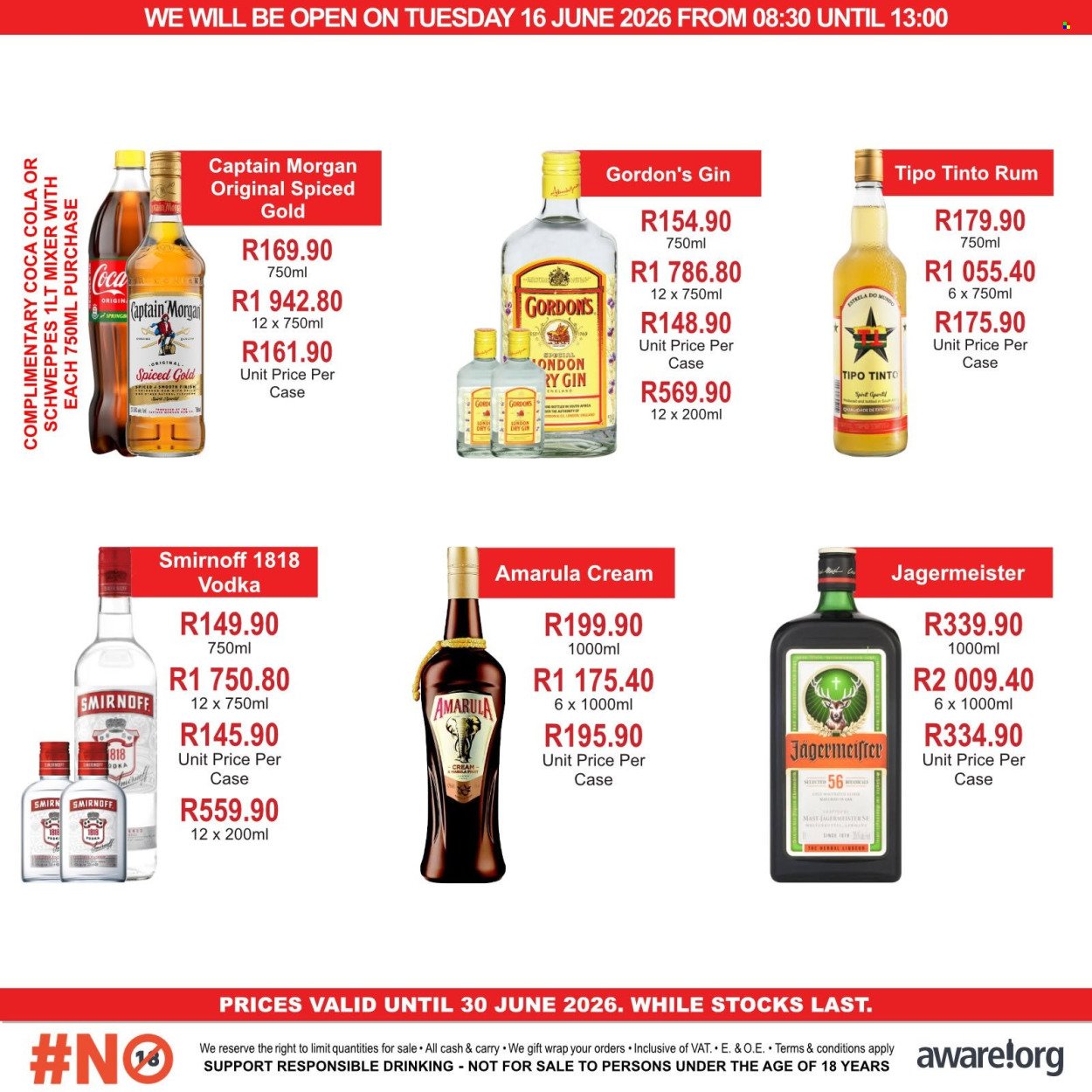 MATRIX WAREHOUSE specials - From Monday 15 Jun 2026