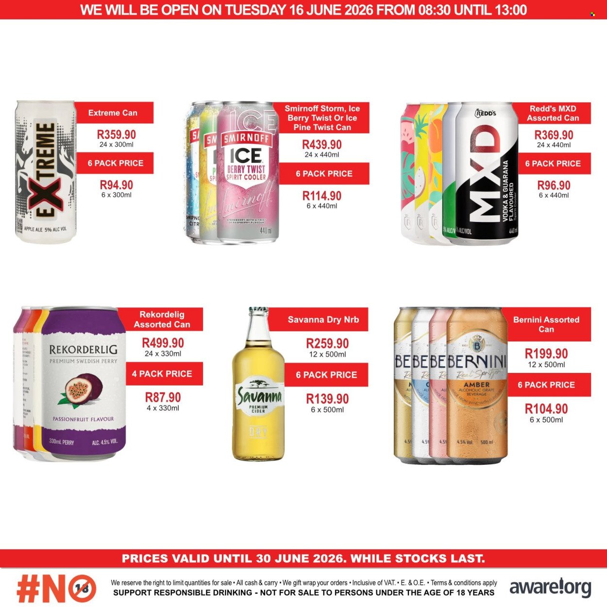 MATRIX WAREHOUSE specials - From Monday 15 Jun 2026