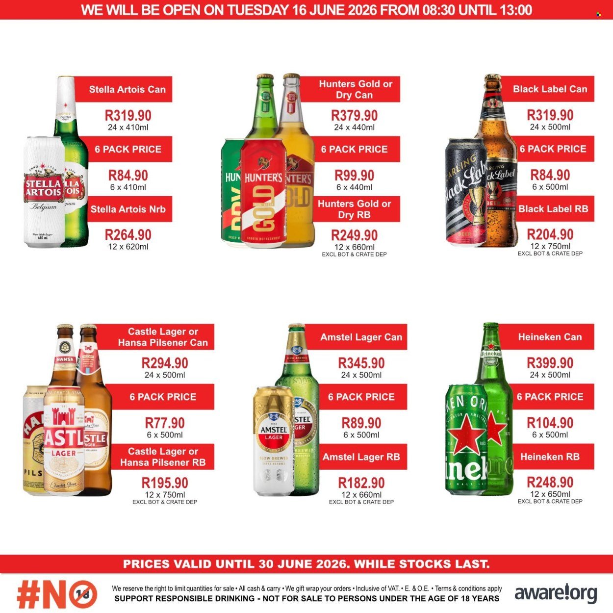 MATRIX WAREHOUSE specials - From Monday 15 Jun 2026