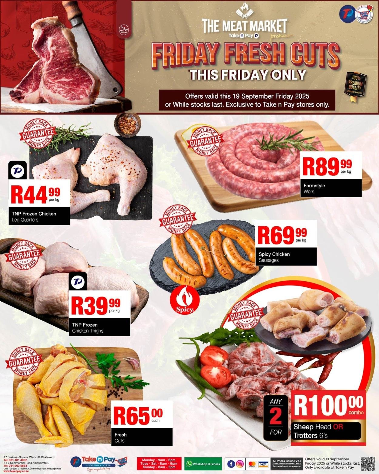TAKE N PAY specials - From Friday 19 Sept 2025 (2025-09-19 - 2025-09-19) | 5