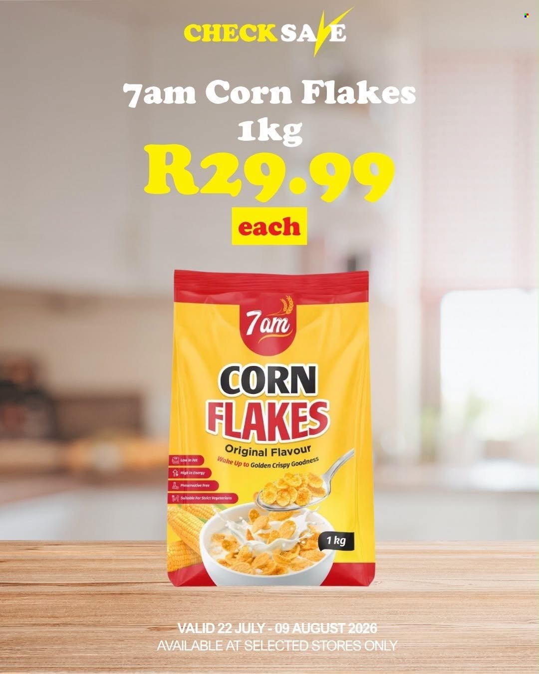 CHECK SAVE specials - From Wednesday 22 Jul 2026