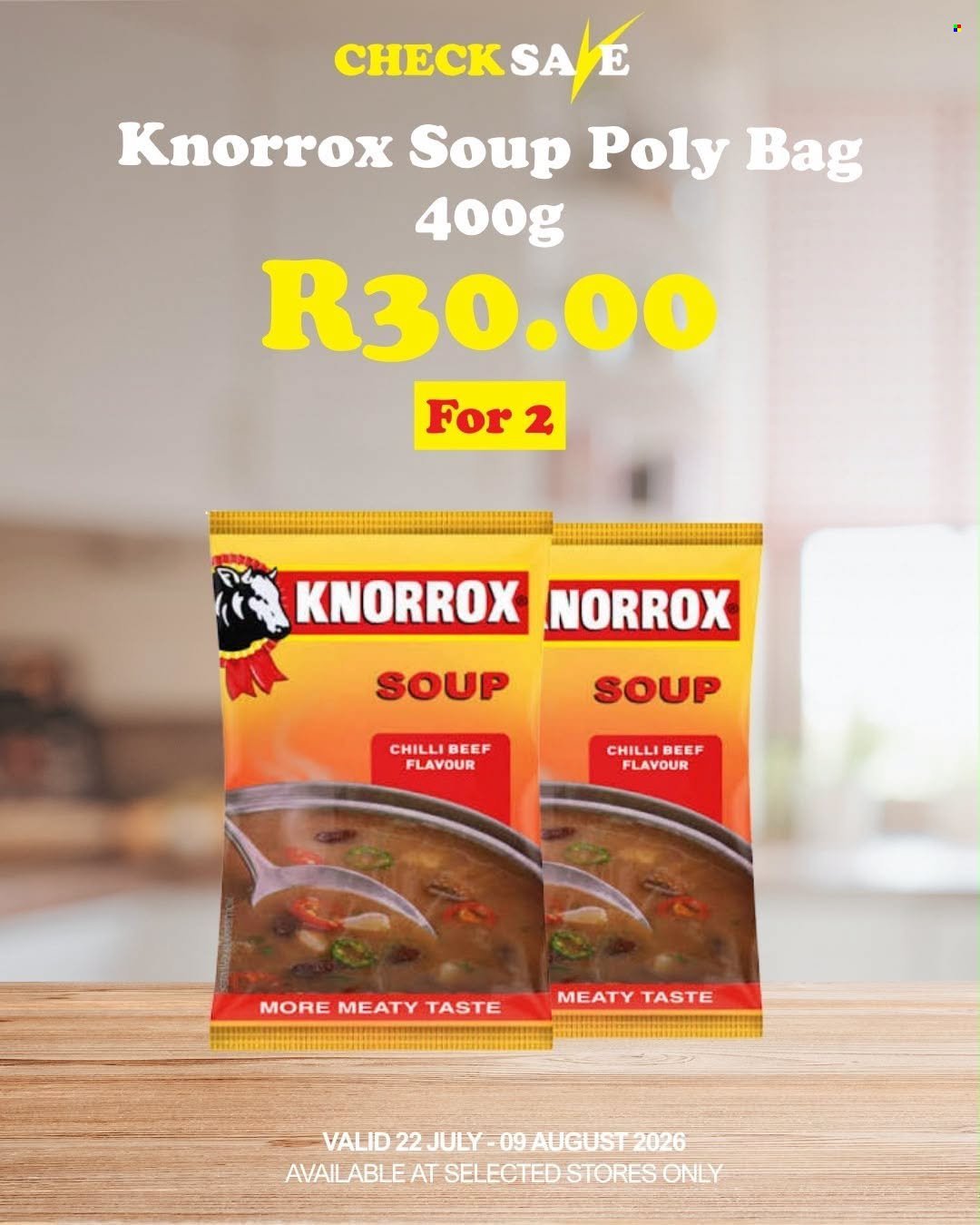 CHECK SAVE specials - From Wednesday 22 Jul 2026