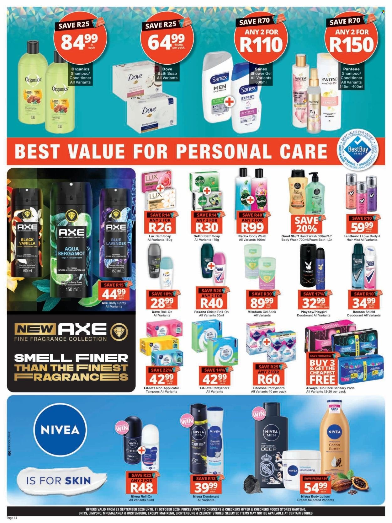 CHECKERS specials - September Month-End Promotion Gauteng