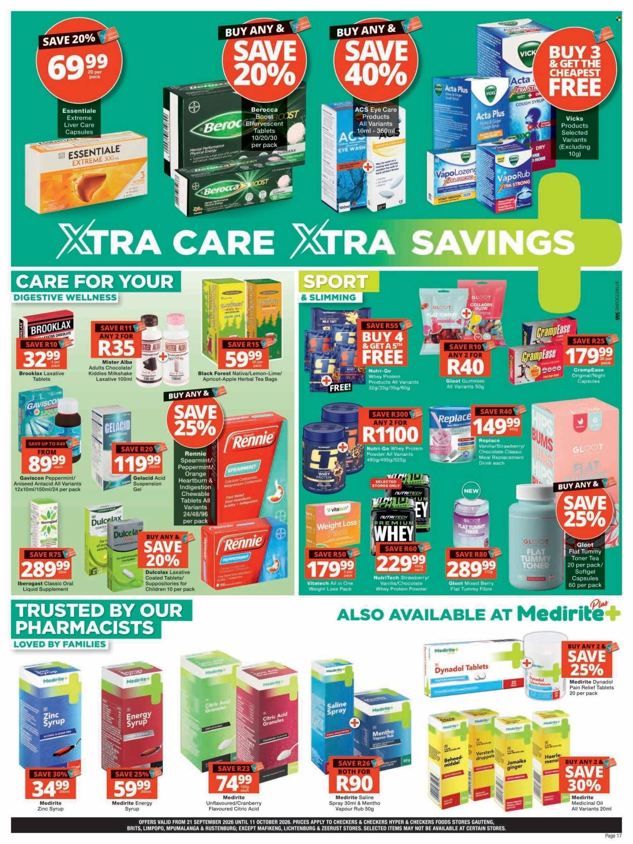 CHECKERS specials - September Month-End Promotion Gauteng