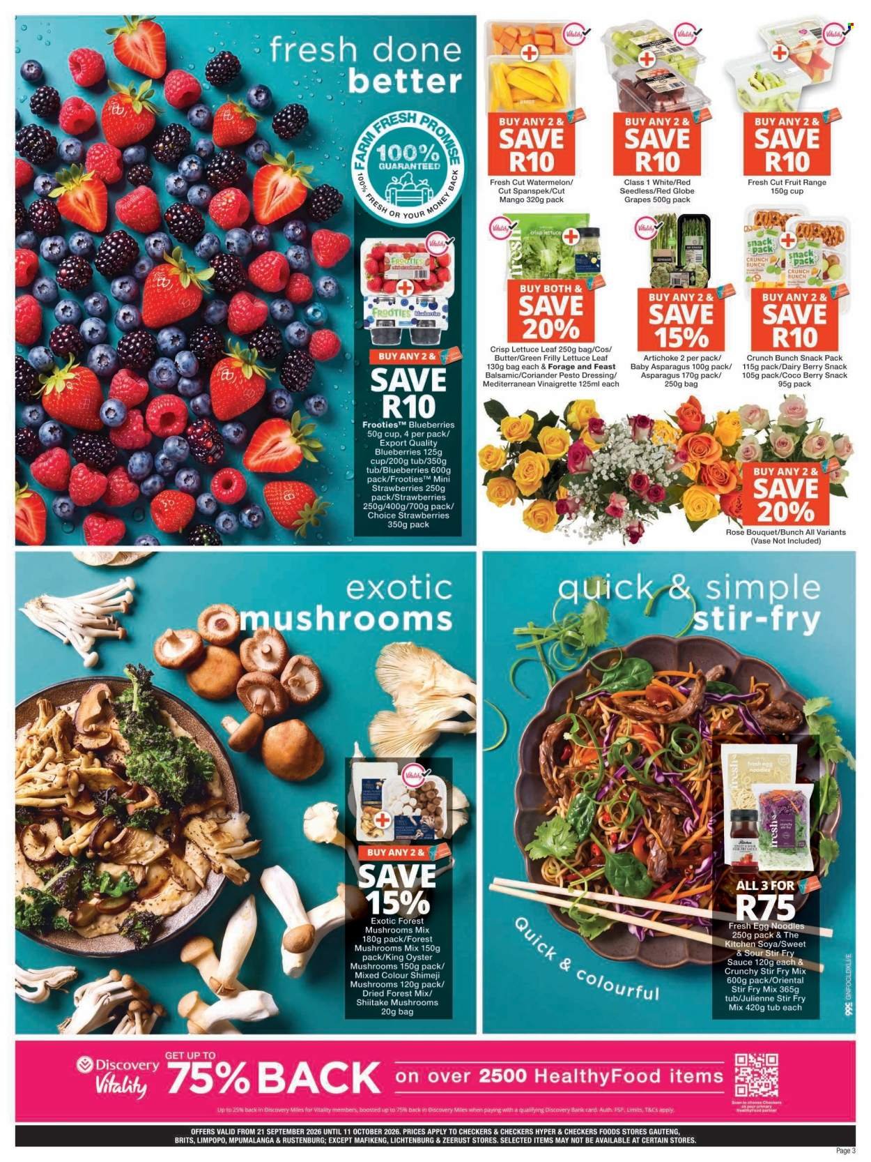 CHECKERS specials - September Month-End Promotion Gauteng