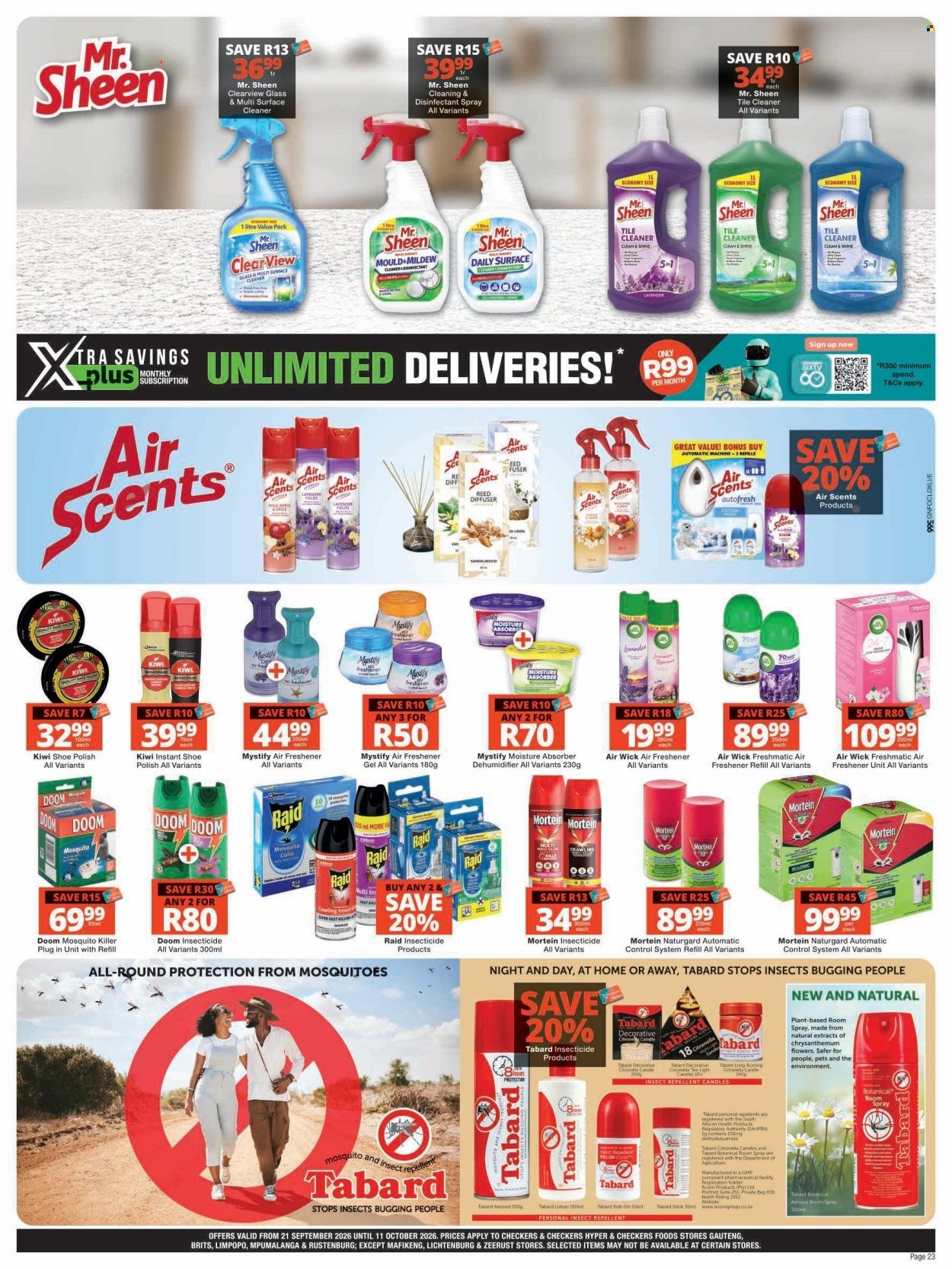 CHECKERS specials - September Month-End Promotion Gauteng
