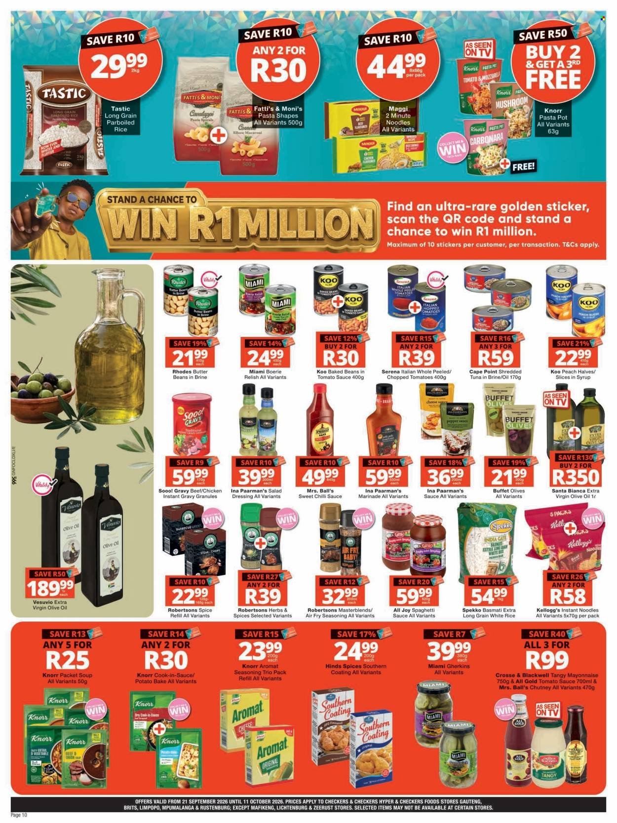 CHECKERS specials - September Month-End Promotion Gauteng