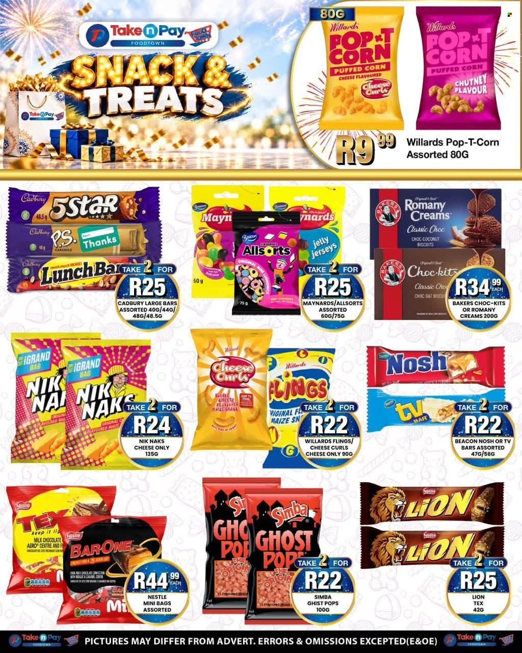 TAKE N PAY specials - From Monday 26 Oct 2026