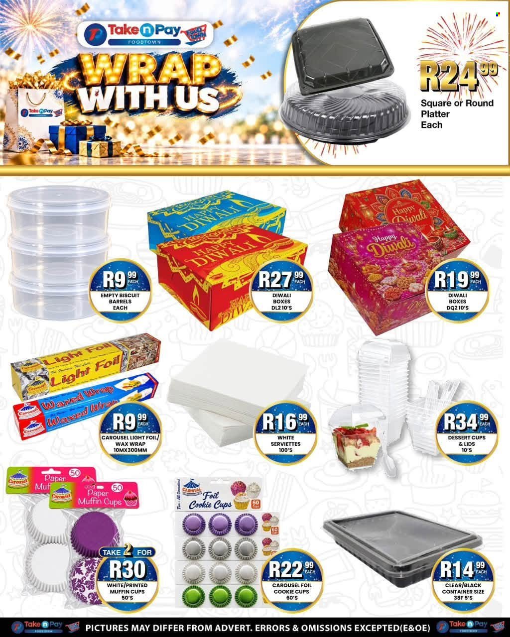 TAKE N PAY specials - From Monday 26 Oct 2026