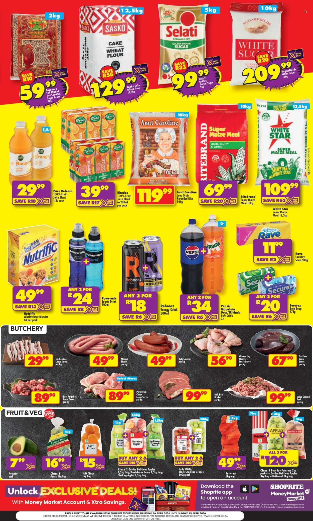 SHOPRITE specials - Low Price Bonanza KwaZulu Natal (2026-04-16 - 2026-04-19) | 2