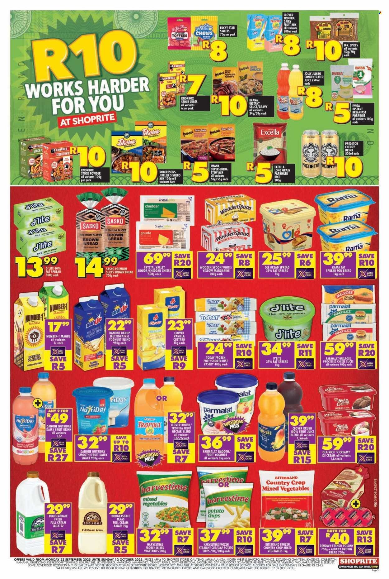 SHOPRITE specials - Price Gauteng (2025-09-22 - 2025-10-12) | 3