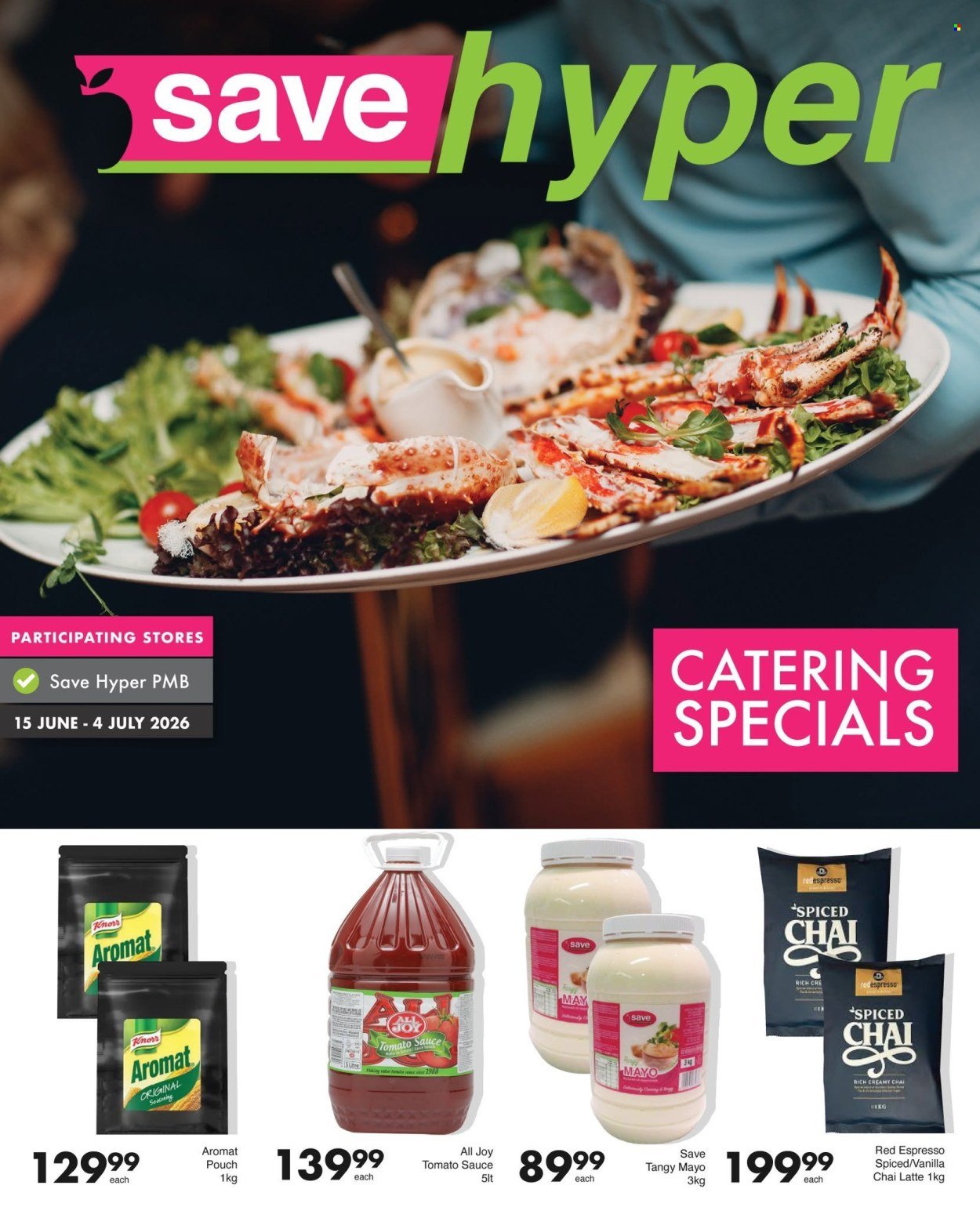 SAVE specials - From Monday 15 Jun 2026
