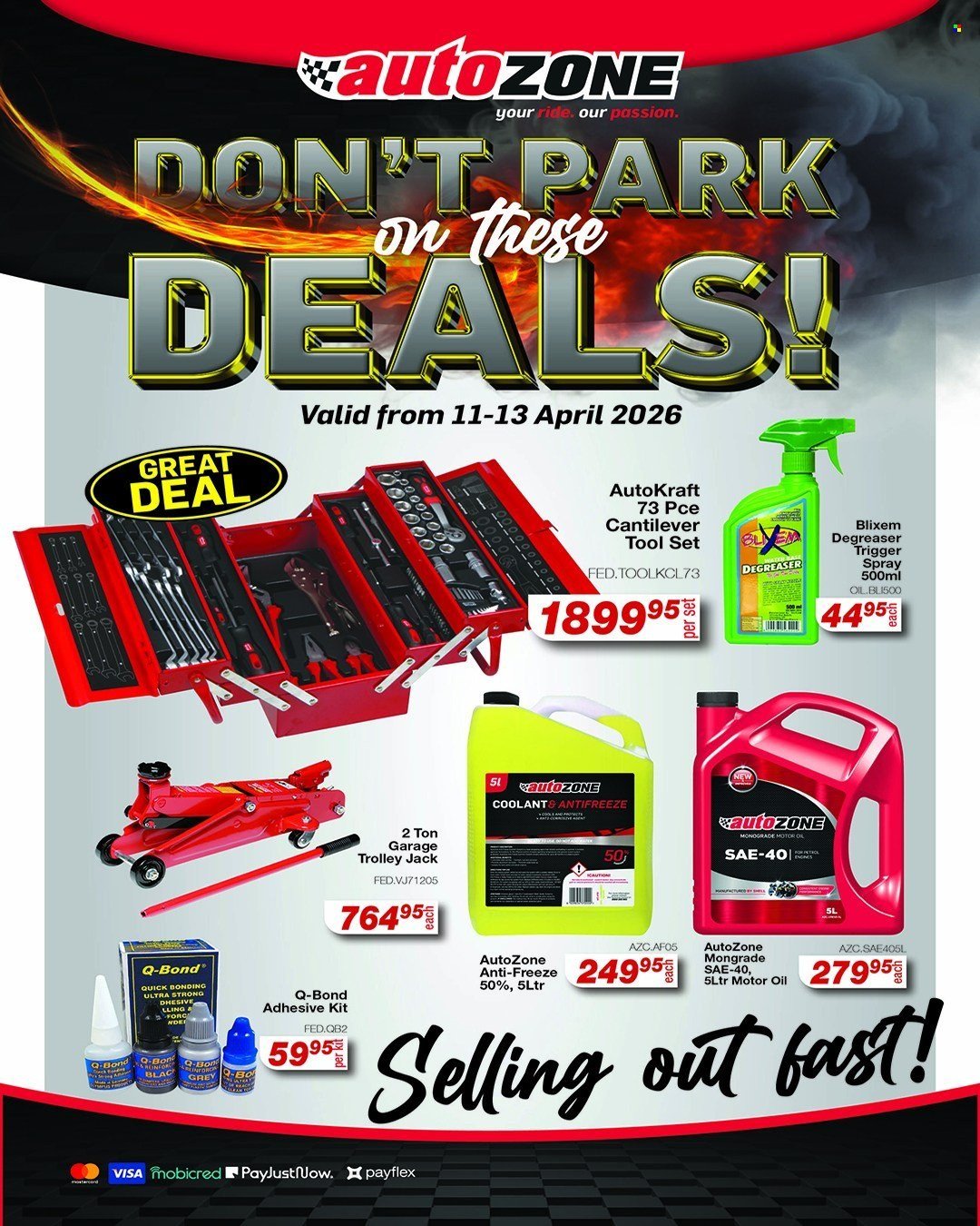 AUTOZONE specials - Don’t Park on These Deals! (2026-04-11 - 2026-04-13) | 1