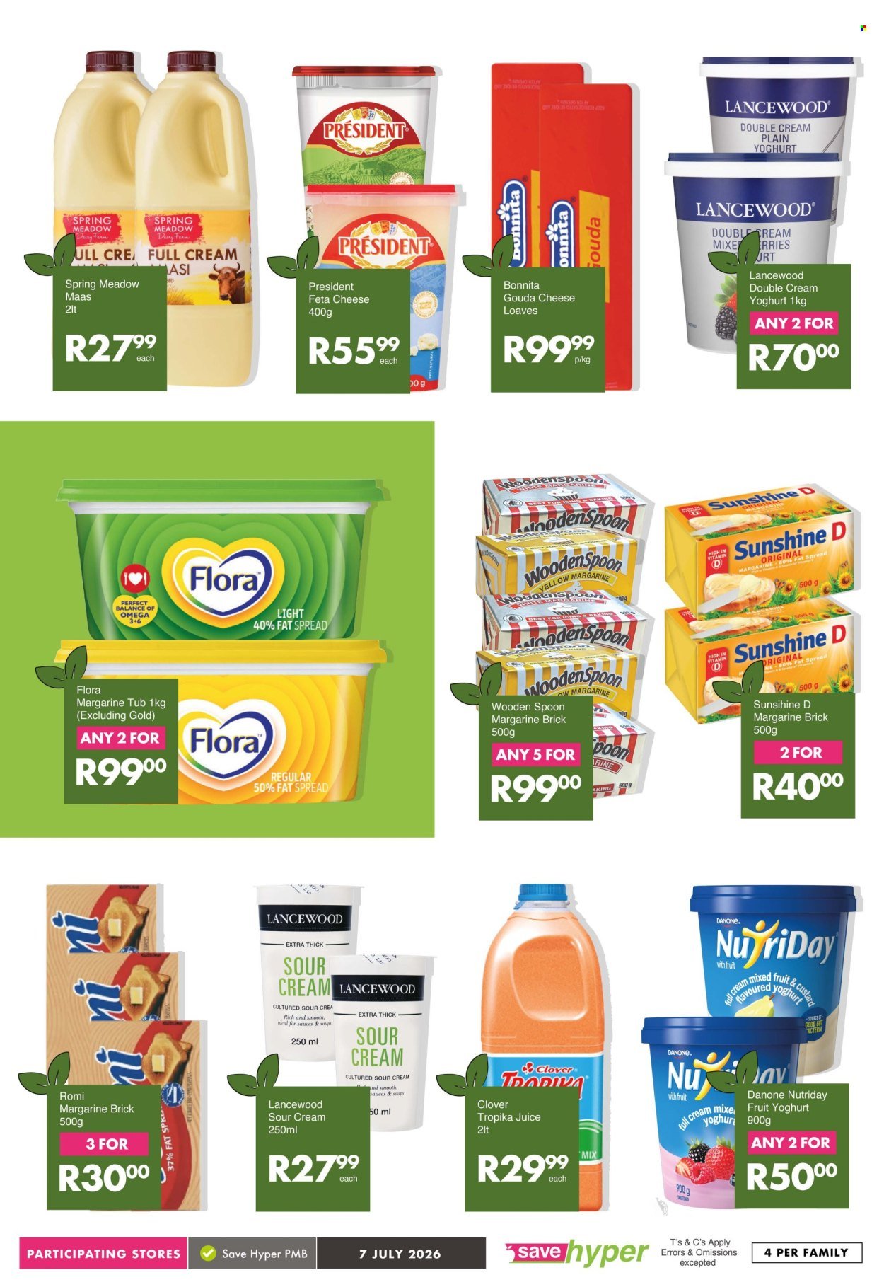 SAVE specials - From Tuesday 7 Jul 2026