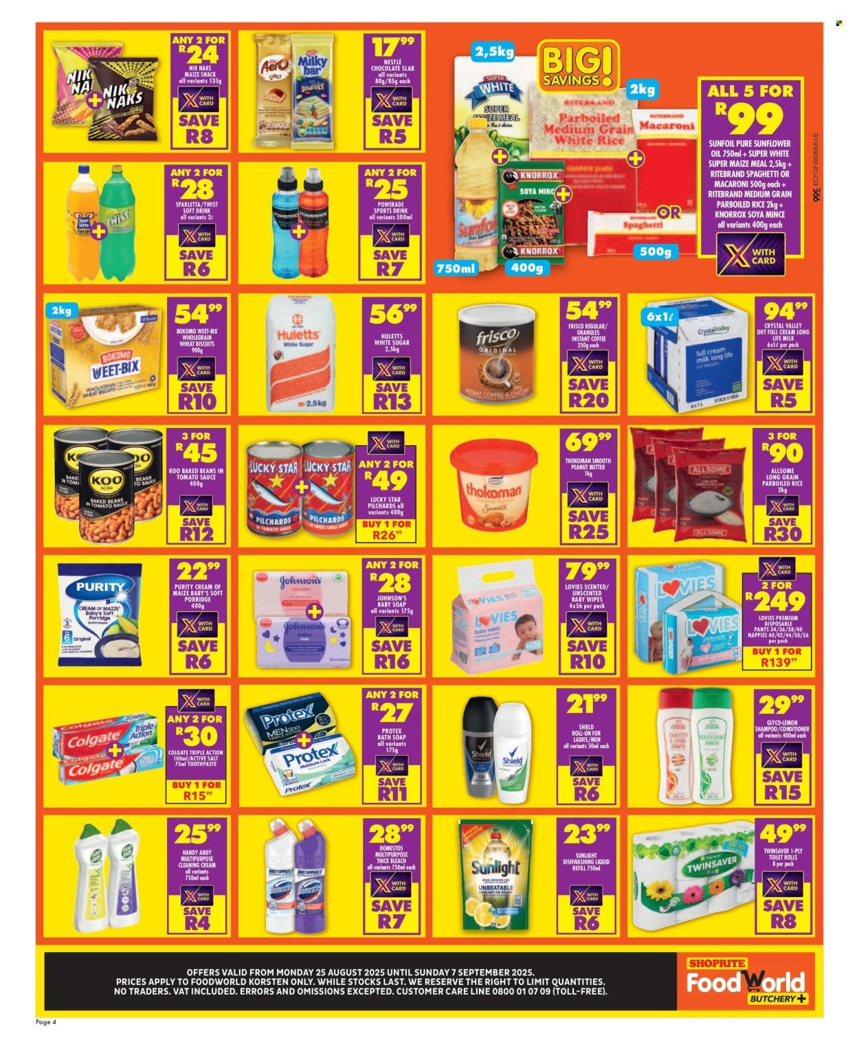 SHOPRITE specials - FoodWorld Month End Leaflet Korsten (2025-08-25 - 2025-09-07) | 4