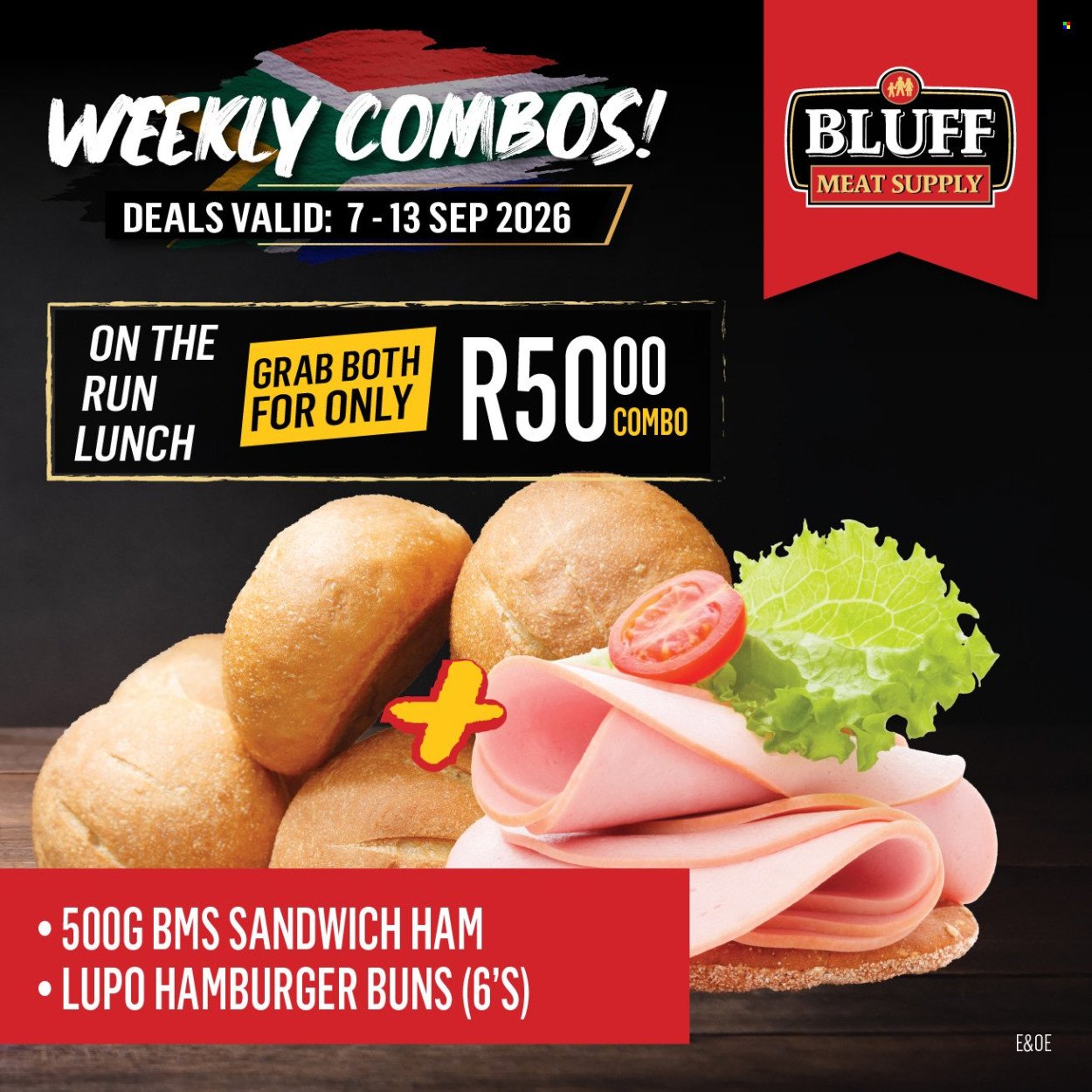 BLUFF MEAT SUPPLY specials - From Monday 7 Sept 2026