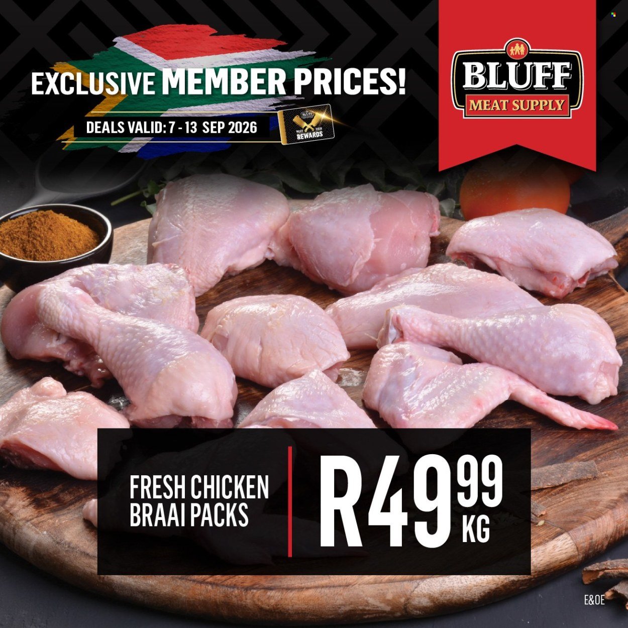 BLUFF MEAT SUPPLY specials - From Monday 7 Sept 2026