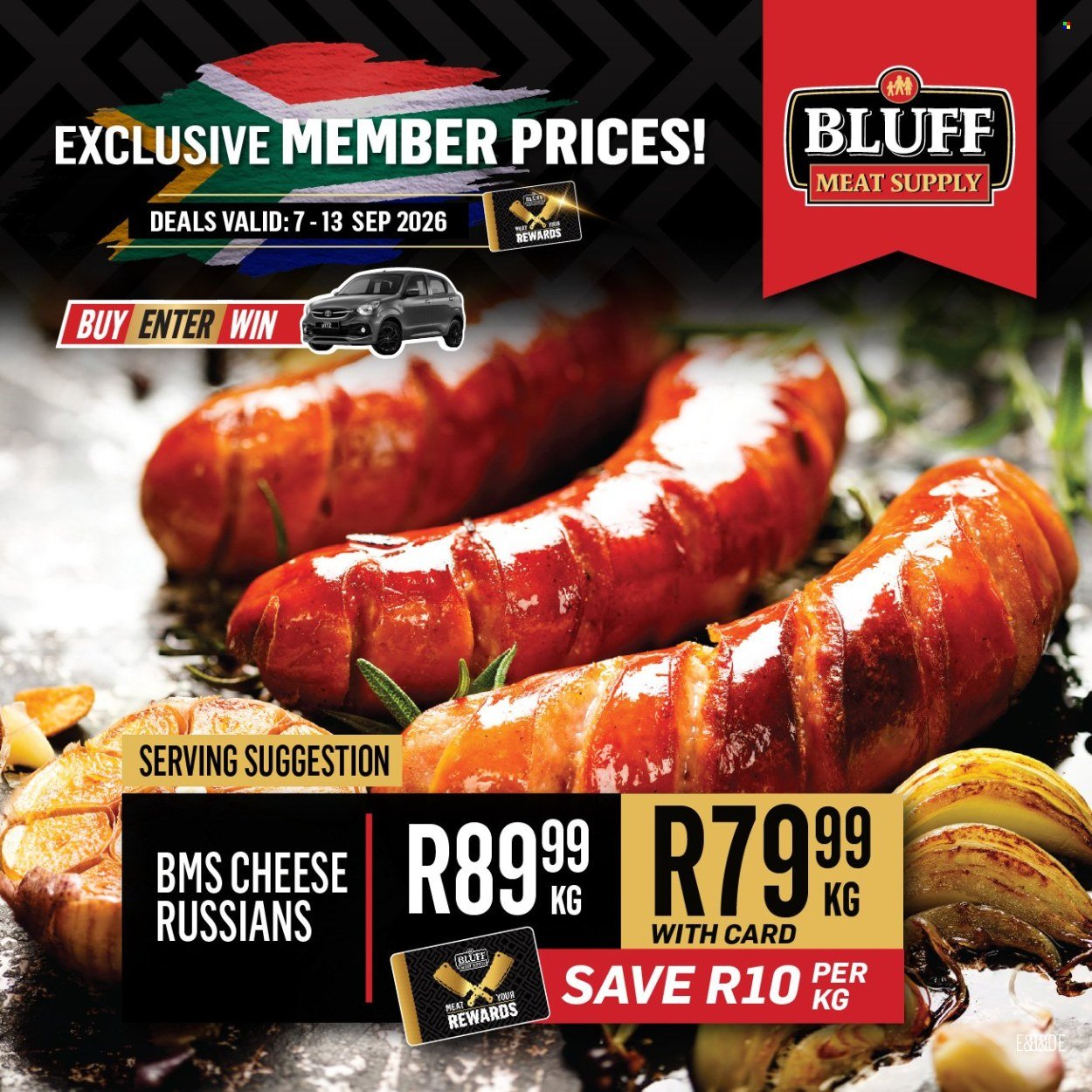 BLUFF MEAT SUPPLY specials - From Monday 7 Sept 2026