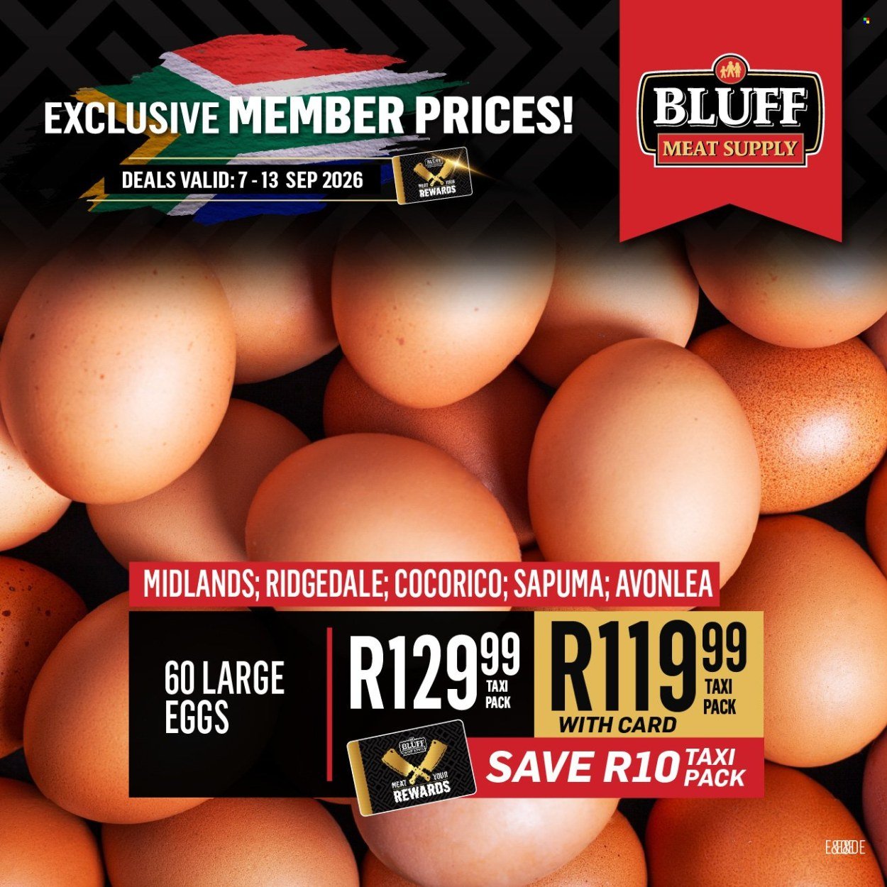 BLUFF MEAT SUPPLY specials - From Monday 7 Sept 2026