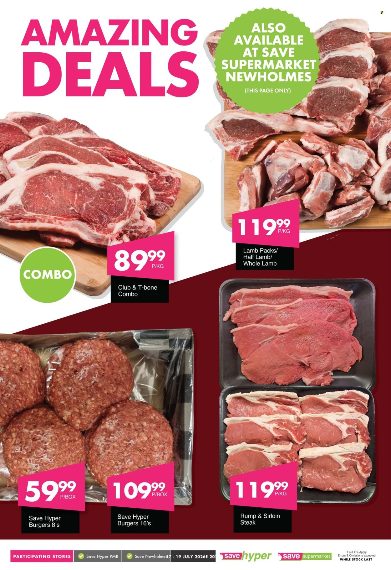 SAVE specials - From Friday 17 Jul 2026