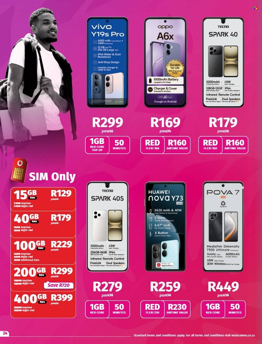 VODACOM specials - From Tuesday 9 Dec 2025 (2025-12-09 - 2026-02-06) | 24