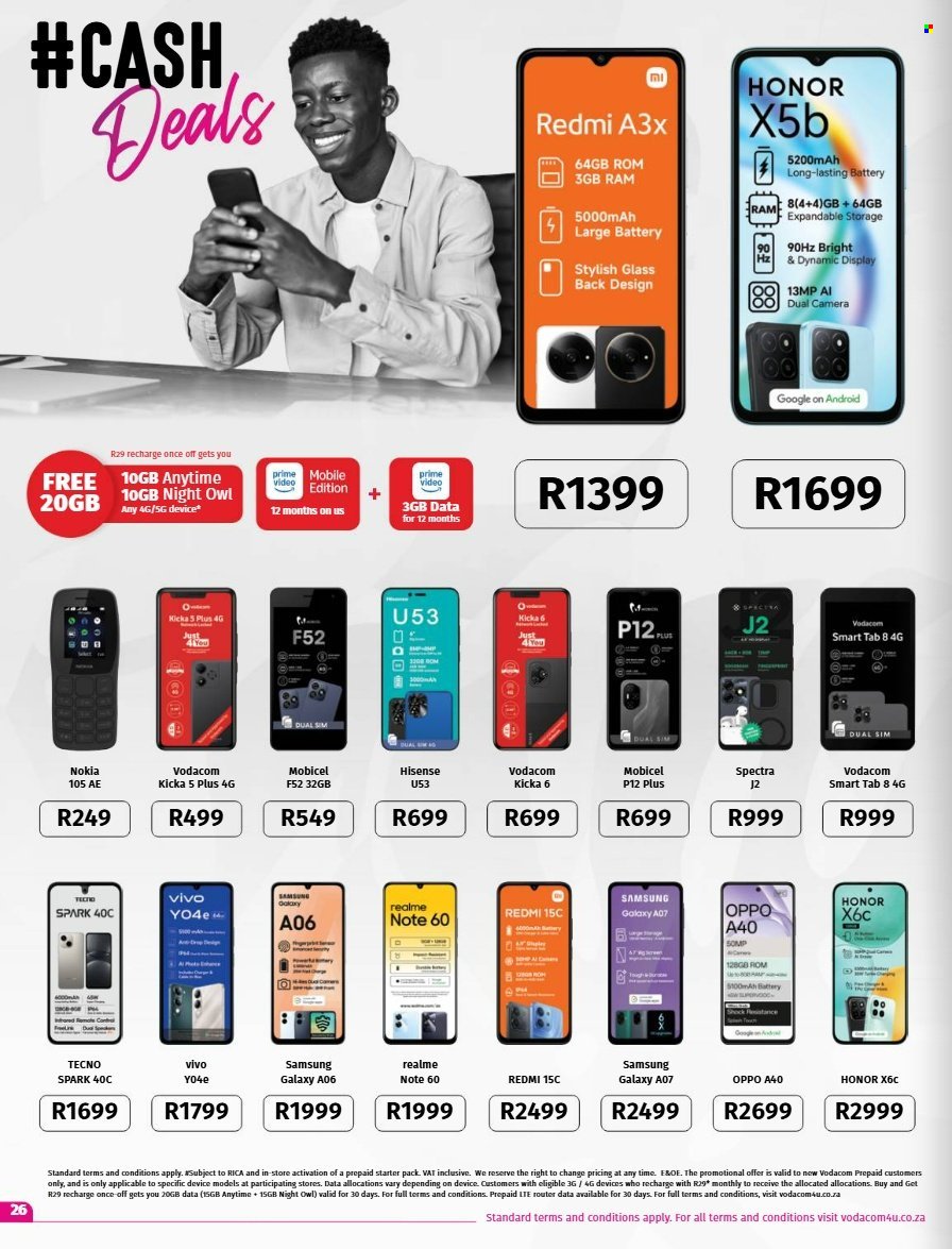 VODACOM specials - From Tuesday 9 Dec 2025 (2025-12-09 - 2026-02-06) | 26