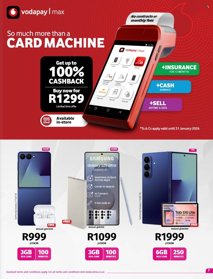 VODACOM specials - From Tuesday 9 Dec 2025 (2025-12-09 - 2026-02-06) | 7
